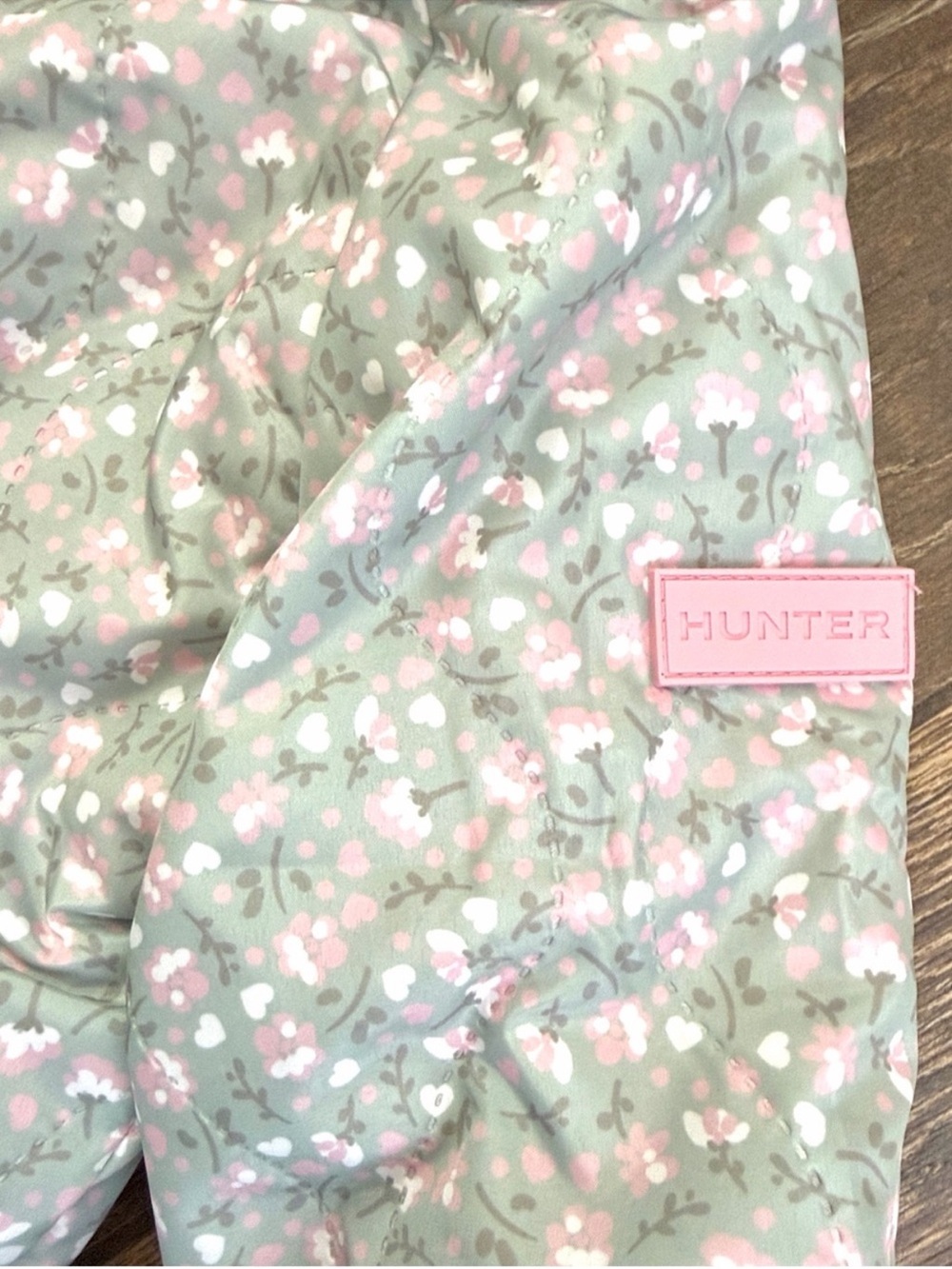 Hunter Toddler Girls' Ditsy Floral Midweight Water Resistant Jacket—3T - Picture 4 of 7